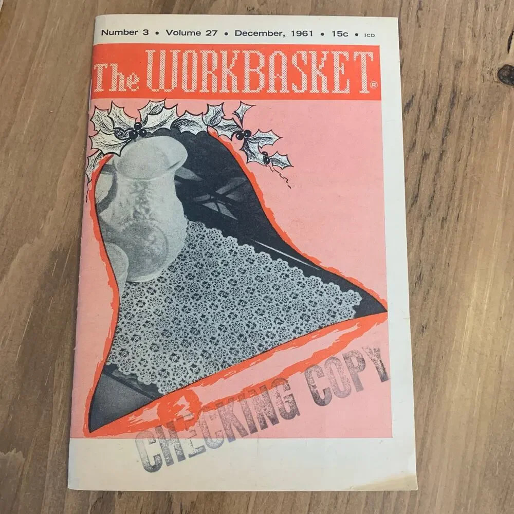 The Workbasket & Home Arts Magazine Paperback Vintage Lot of 7 1960s MCM